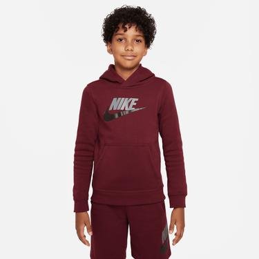  Nike Sportswear Club + Hbr Çocuk Bordo Sweatshirt