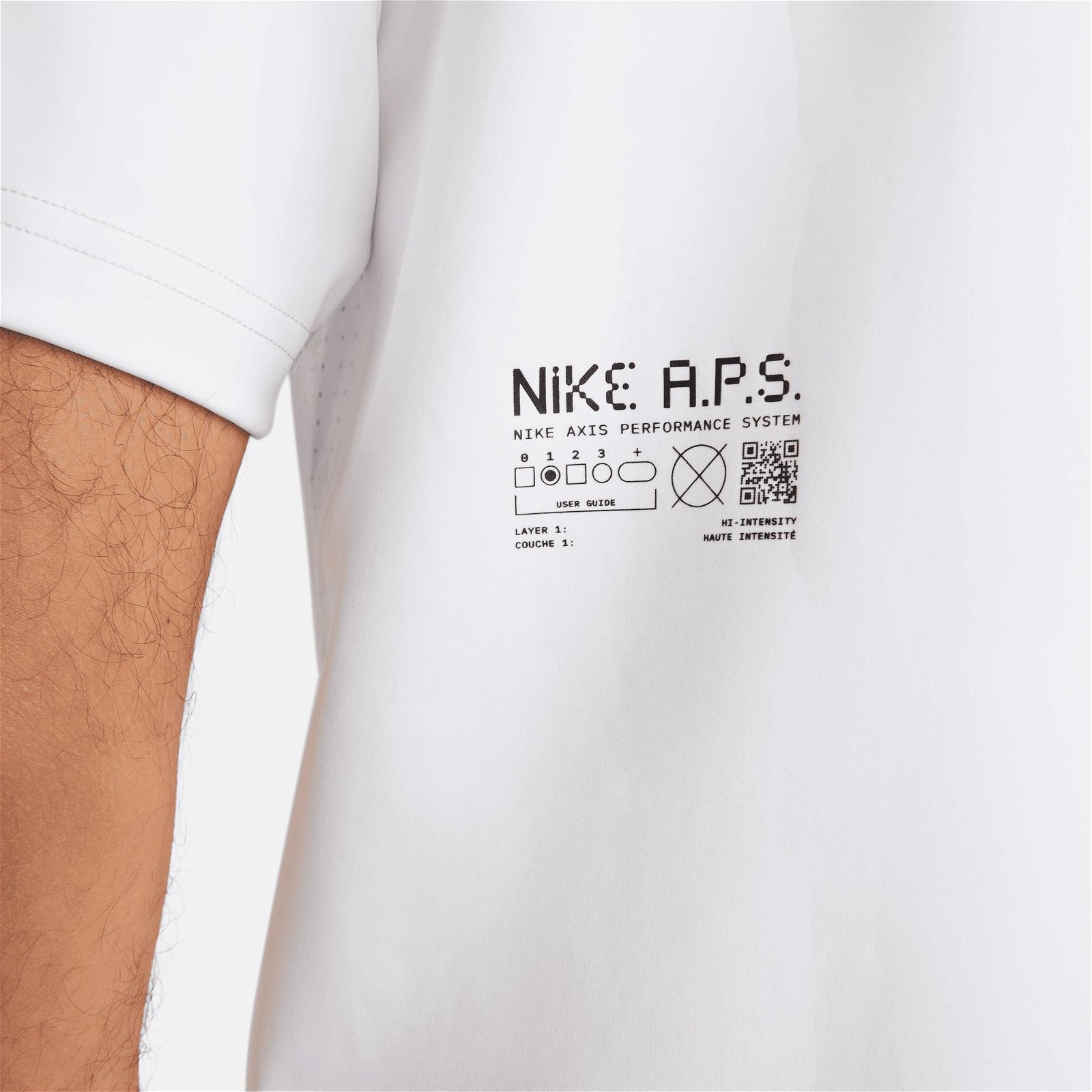 Nike Dri-FIT Adventure Aps Top Erkek Beyaz T-Shirt