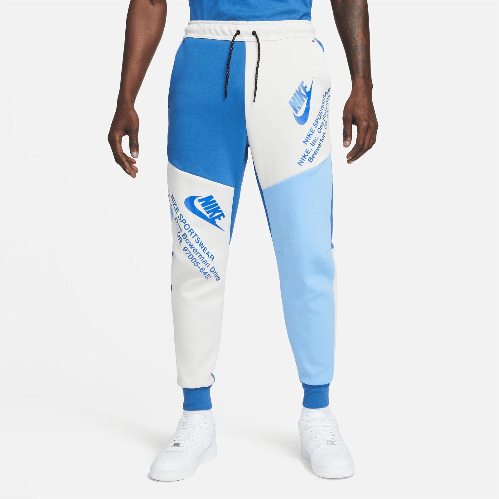 Nike Sportswear Tech Fleece Erkek Mavi Eşofman Altı