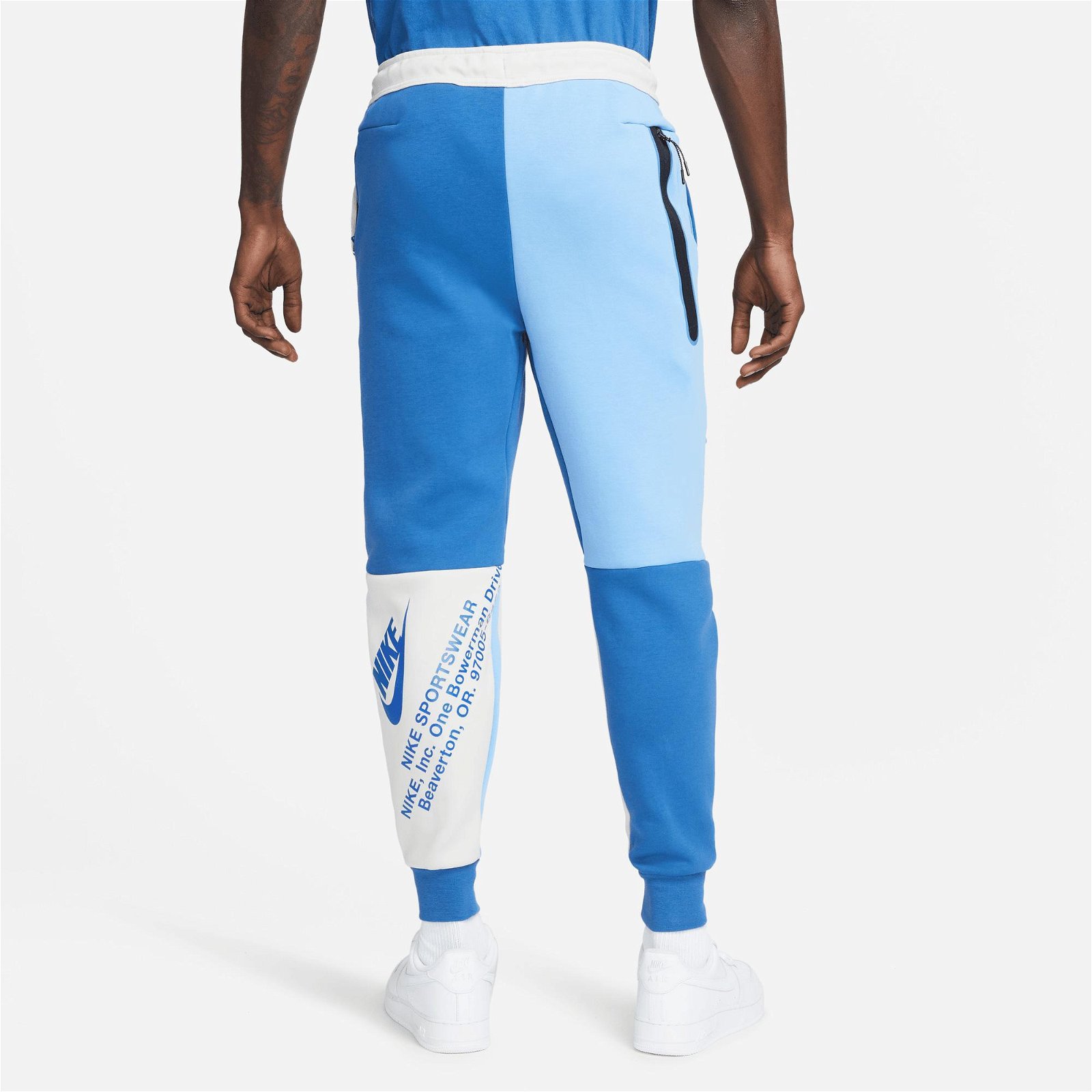 Nike Sportswear Tech Fleece Erkek Mavi Eşofman Altı