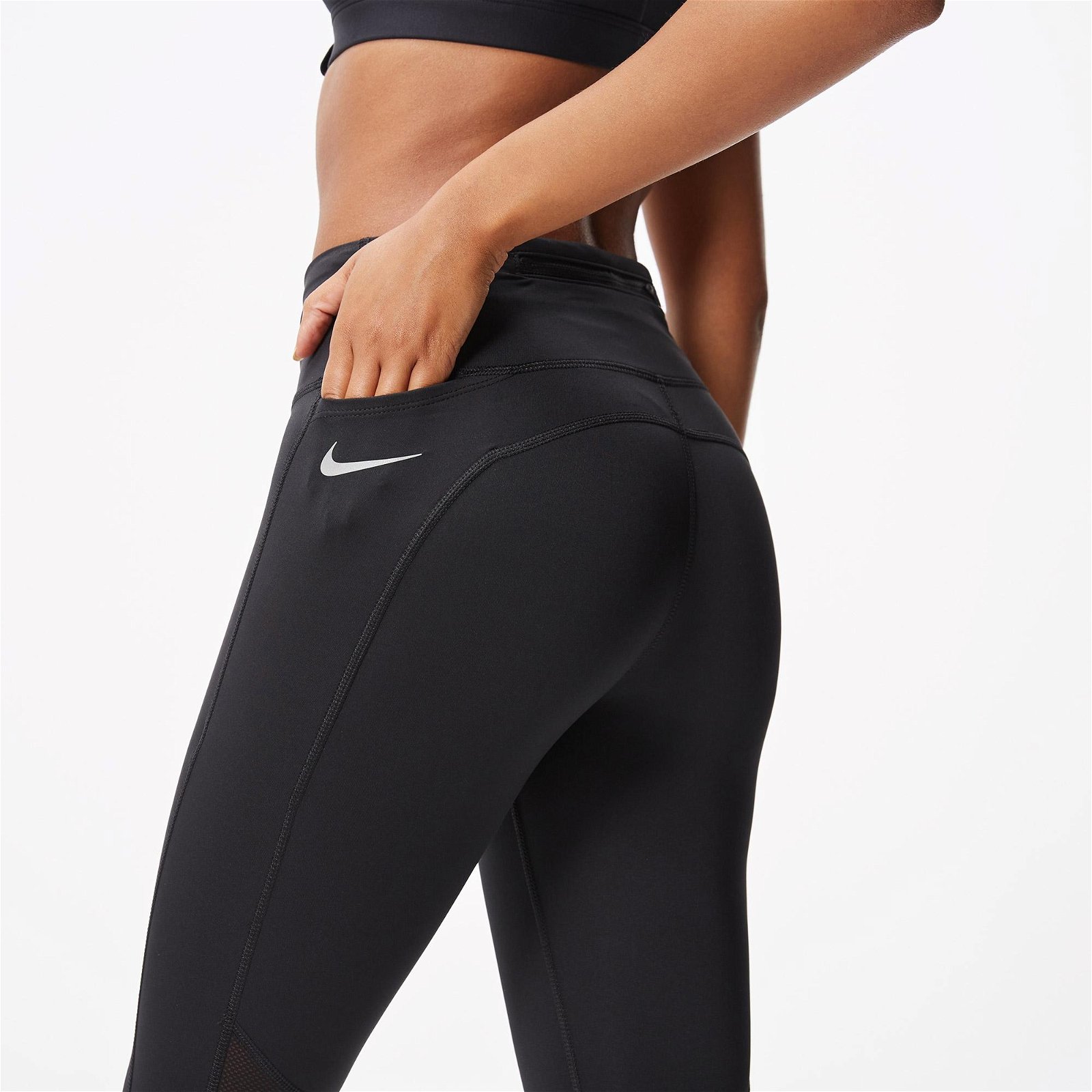 Nike Dri-Fit Fast Kadın Siyah Tayt