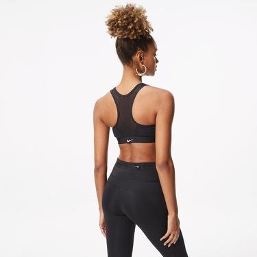  Nike Dry-FIT Swoosh Kadın Siyah Bra