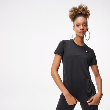  Nike Dry Legend Crew Kadın Siyah T-Shirt