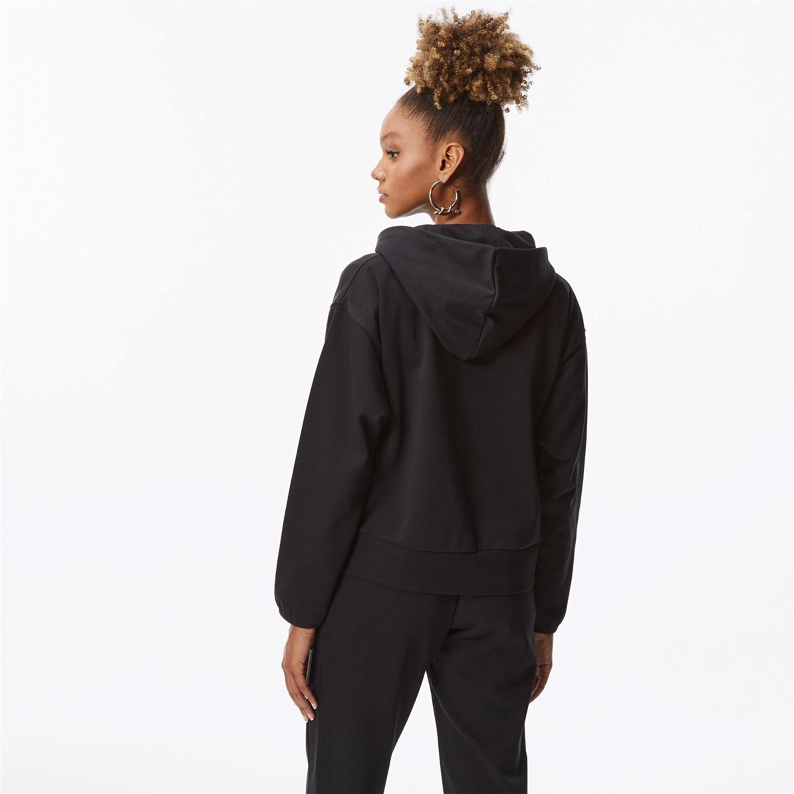 Nike Dri-FIT Issue Hoodie Kadın Siyah Sweatshirt