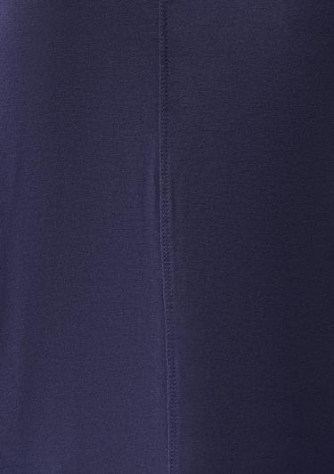  Mavi V Yaka Lacivert Basic Tişört Loose Fit / Bol Rahat Kesim 166775-70497