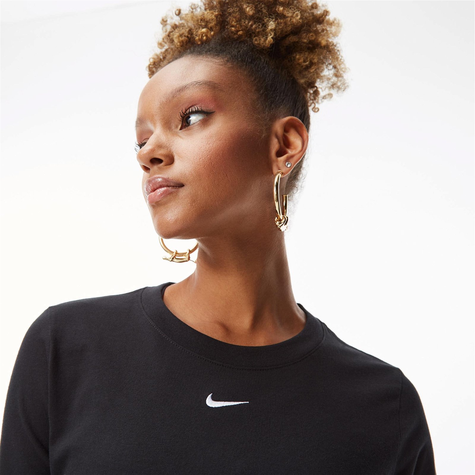Nike Sportswear Essentials Lbr Kadın Siyah T-Shirt