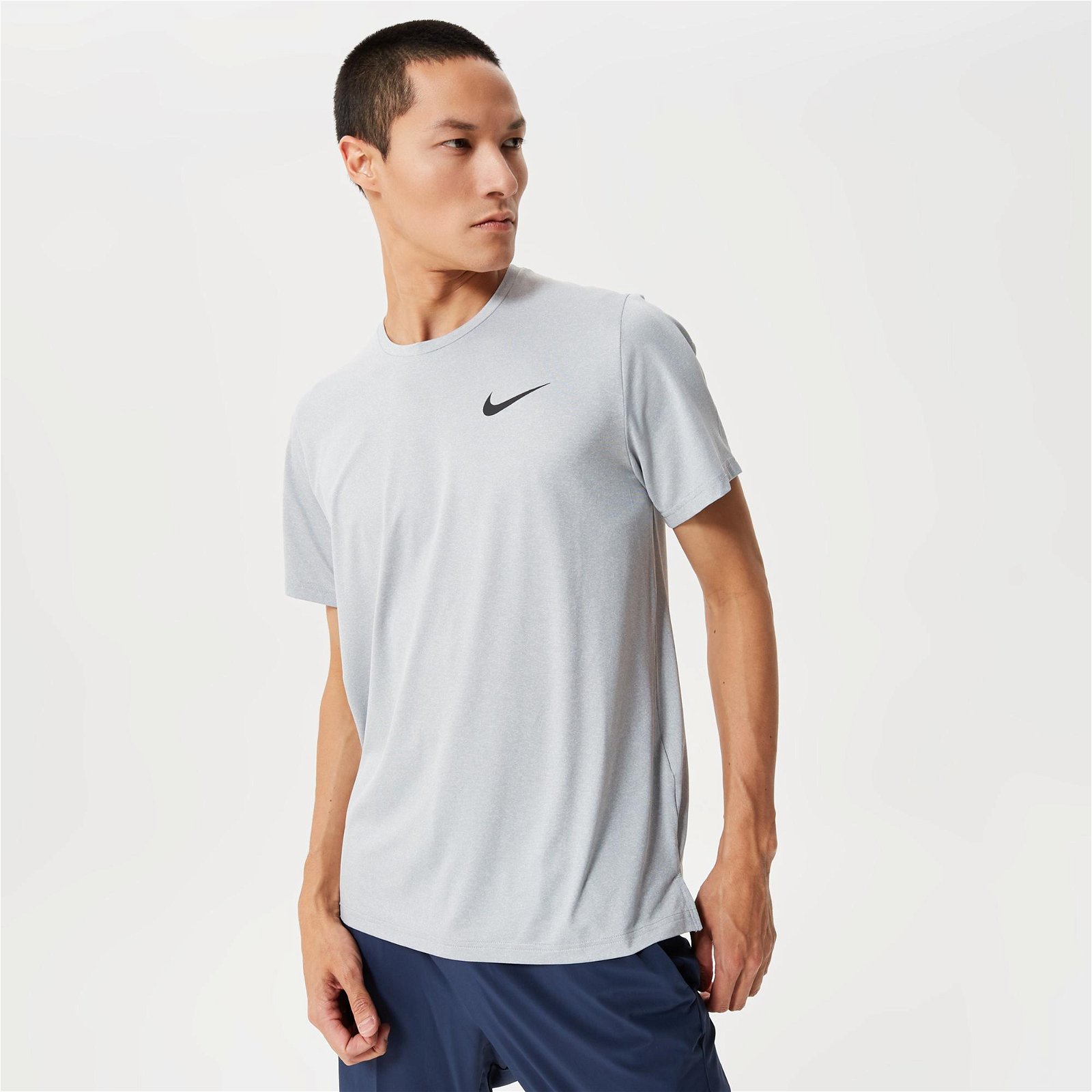 Nike Pro Dri-FIT Hpr Dry Top Erkek Gri T-Shirt