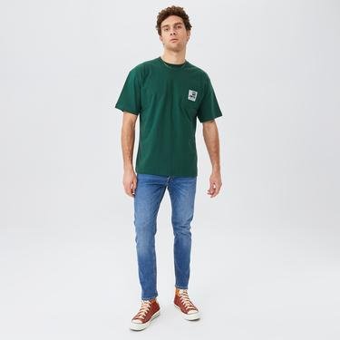  Market 24 Hr Lawyer Service Pocket Erkek Yeşil T-Shirt
