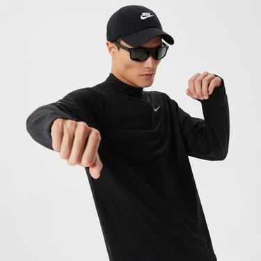  Nike Dri-Fit Element Hz Erkek Siyah Uzun Kollu T-Shirt