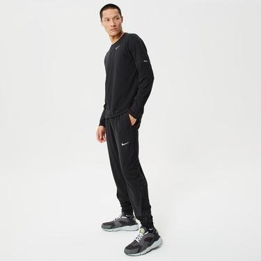  Nike Dri-FIT Challenger Knit Erkek Siyah-Gri Eşofman Altı