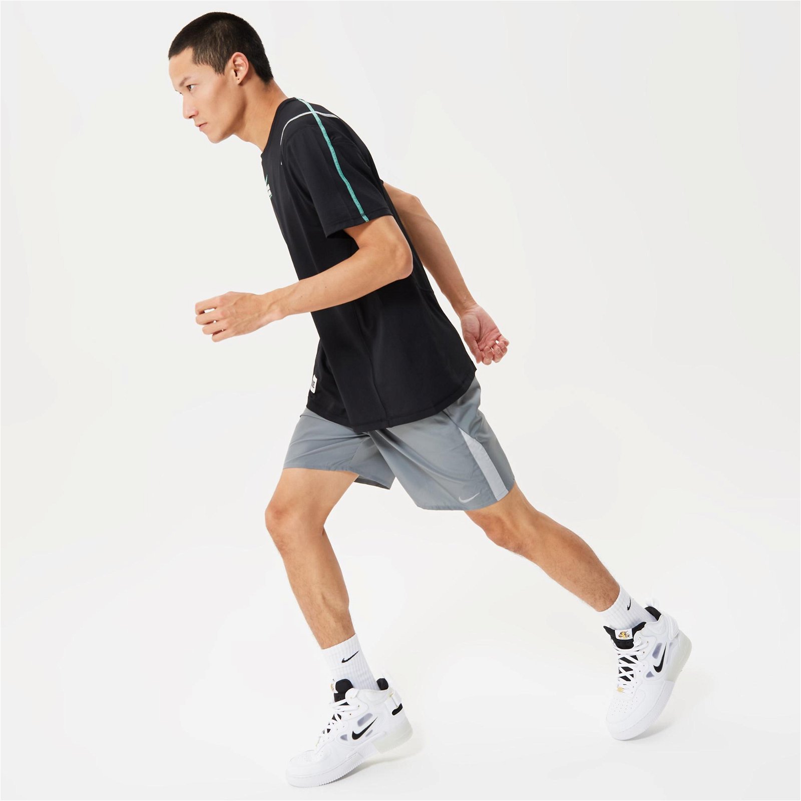Nike Dri-FIT Hpr Dry Top Erkek Siyah T-Shirt