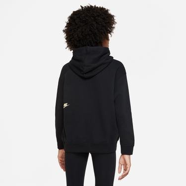  Nike Sportswear Oversize Hoodie Çocuk Siyah Sweatshirt