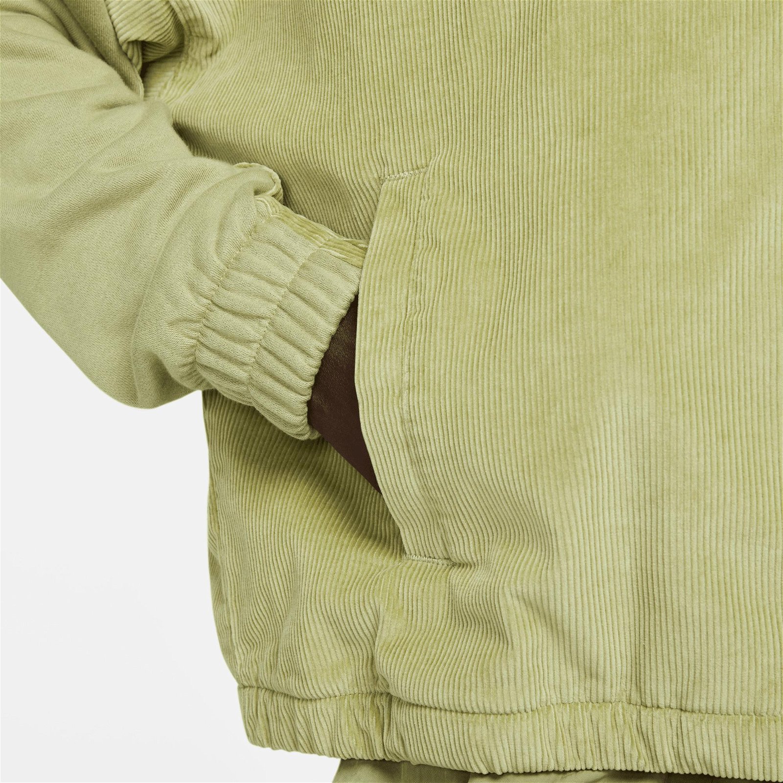 Nike Sportswear Air Cord Fleece Full-Zip Kadın Yeşil Ceket