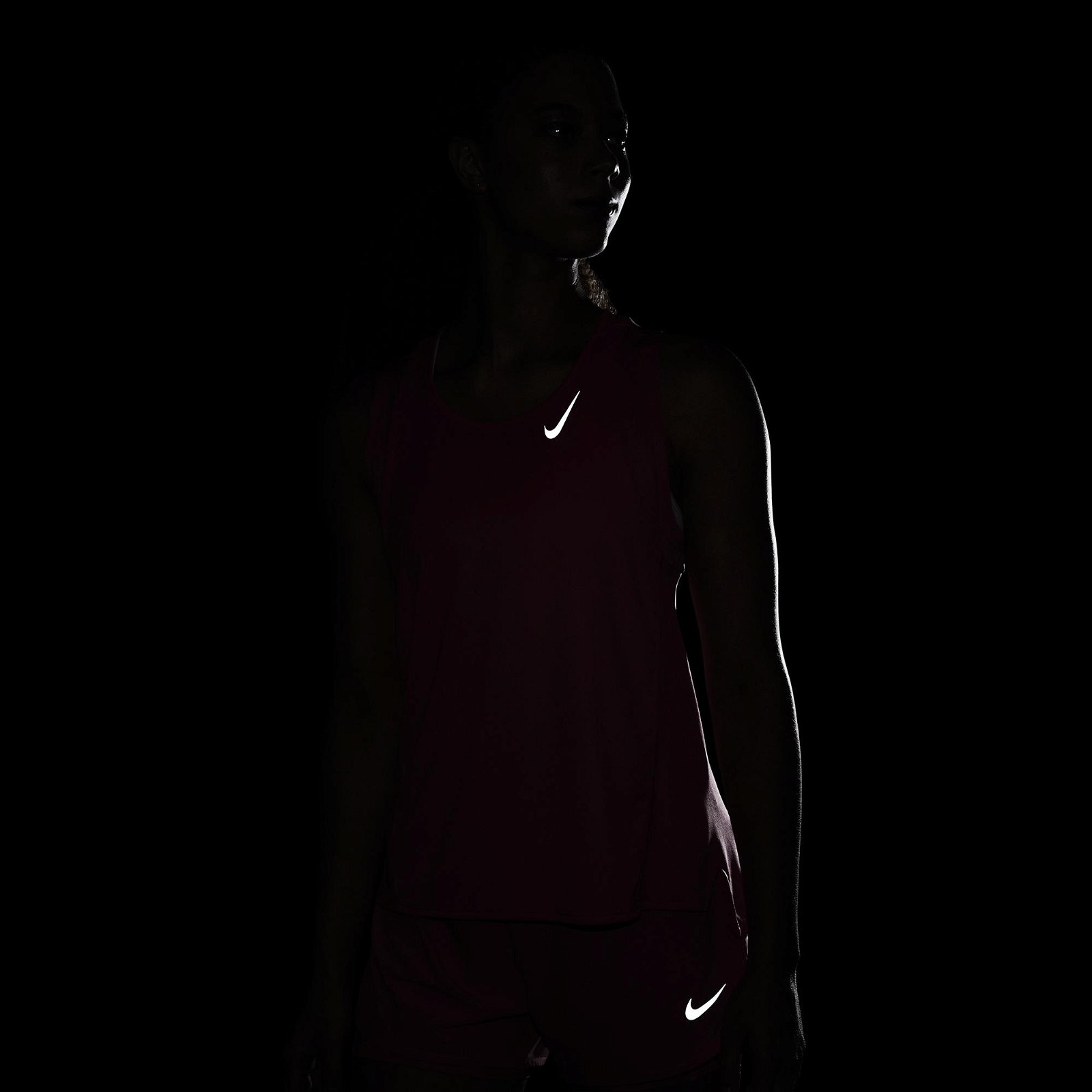 Nike Dri-FIT Race Singlet Kadın Pembe Kolsuz T-Shirt