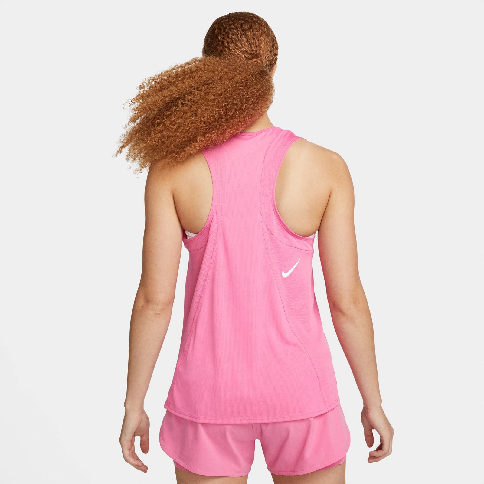 Nike Dri-FIT Race Singlet Kadın Pembe Kolsuz T-Shirt