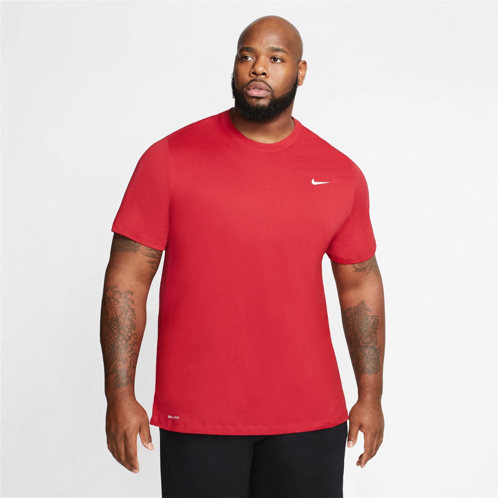 Nike Dri-FIT Dri-FIT Crew Solid Erkek Kırmızı T-Shirt