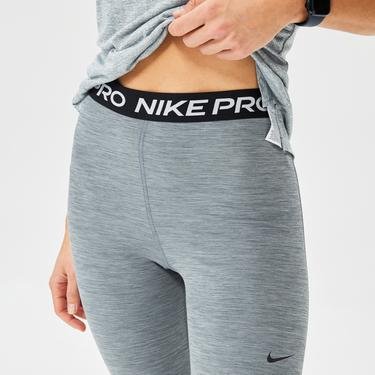  Nike Pro 365 7/8 HI Rise Kadın Gri Tayt