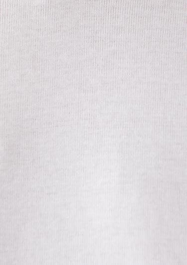  Mavi V Yaka Beyaz Basic Tişört Slim Fit / Dar Kesim 063748-620