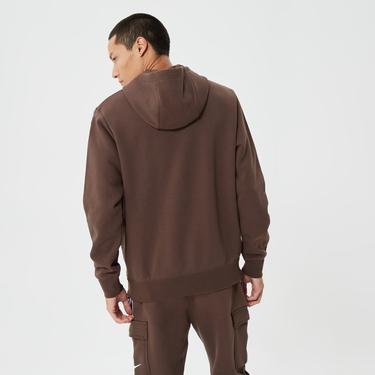  Nike Sportswear Repeat Fleece Hoodie Erkek Kahverengi Sweatshirt