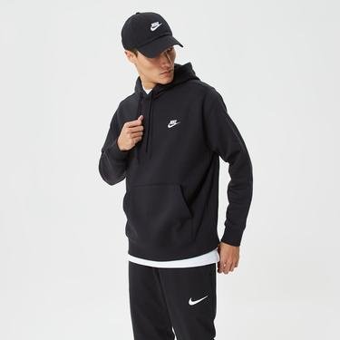  Nike Sportswear Club Fleece Erkek Siyah Sweatshirt