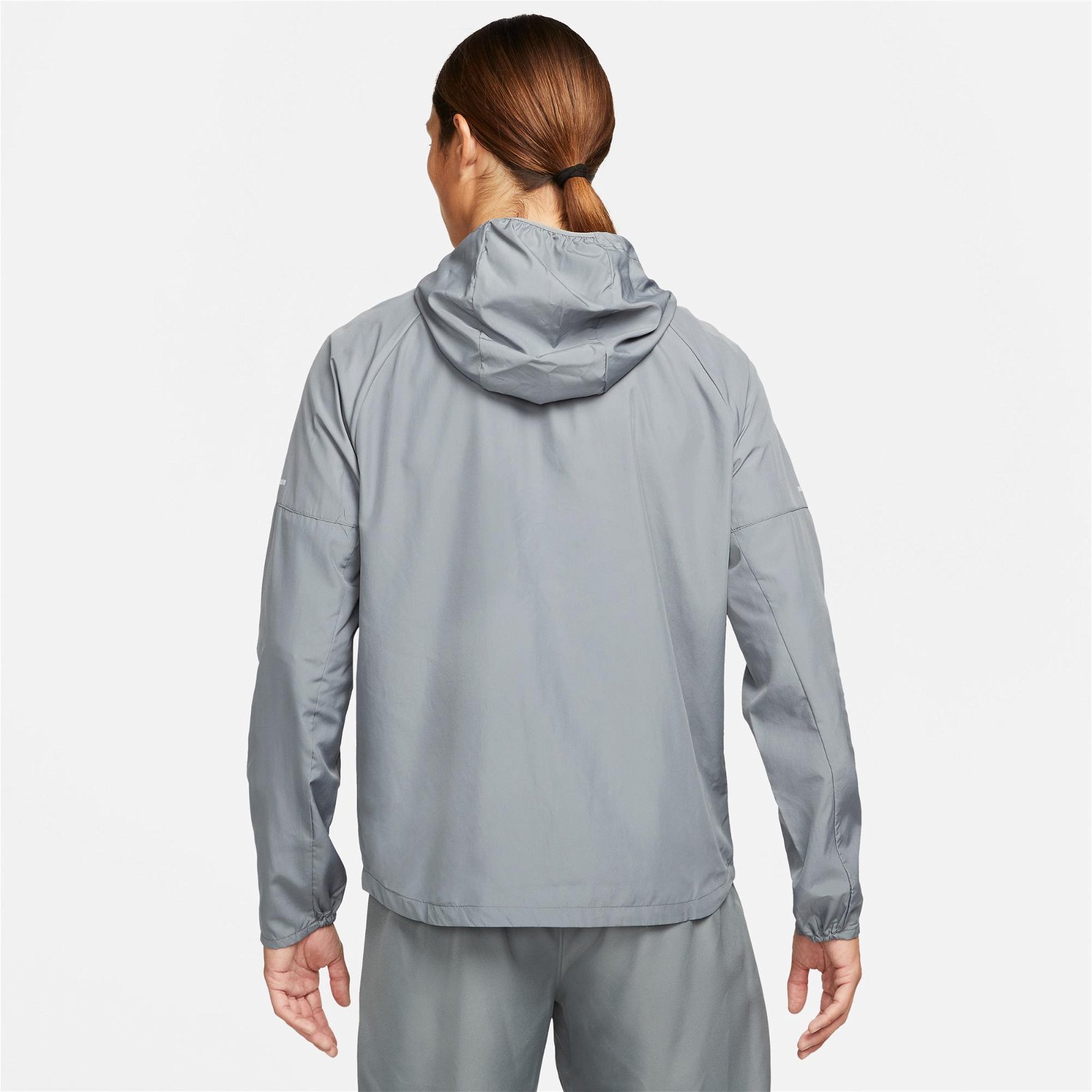 Nike Repel Miler Erkek Gri Rüzgarlık Ceket