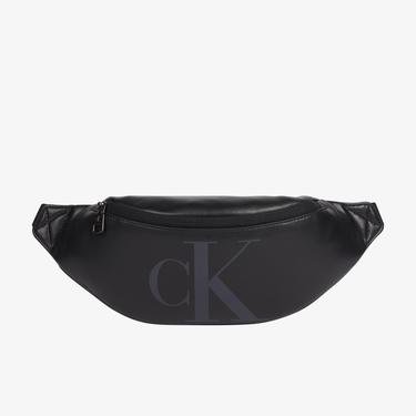  Calvin Klein Monogram Soft Erkek Siyah Bel Çantası