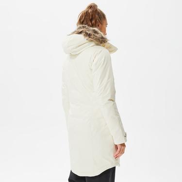  Columbia Suttle Mountain Long Insulated Kadın Beyaz Mont