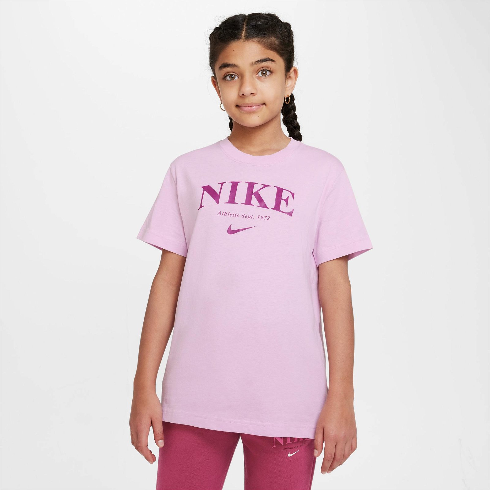 Nike Sportswear Trend Çocuk Pembe T-Shirt