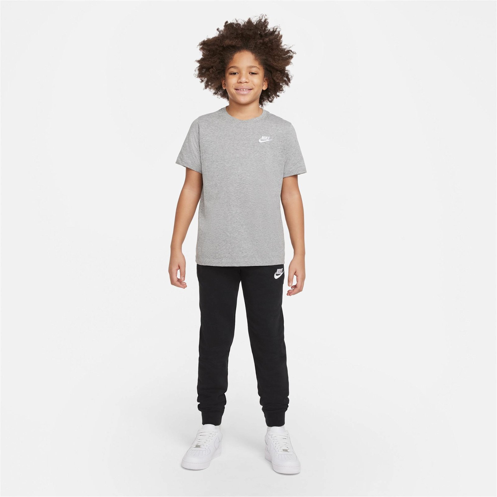 Nike Sportswear Emb Futura Çocuk Gri T-Shirt