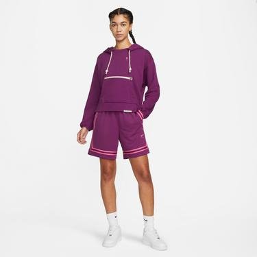  Nike Dri-FIT Issue Hoodie Kadın Mor Sweatshirt
