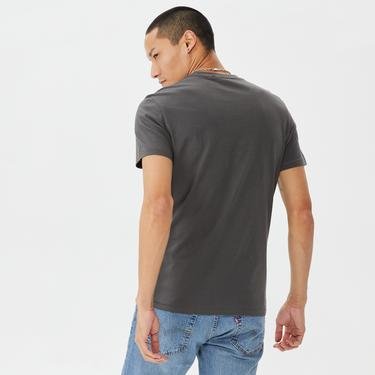  Calvin Klein Jeans Seasonal Monologo Erkek Gri T-Shirt