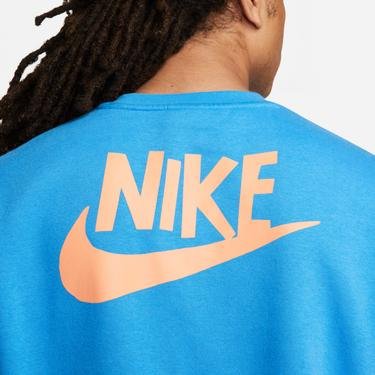  Nike Sportswear Erkek Mavi Sweatshirt