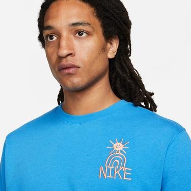  Nike Sportswear Erkek Mavi Sweatshirt