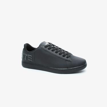  Lacoste Carnaby Evo 120 7 Us Sma Erkek Siyah Deri Sneaker