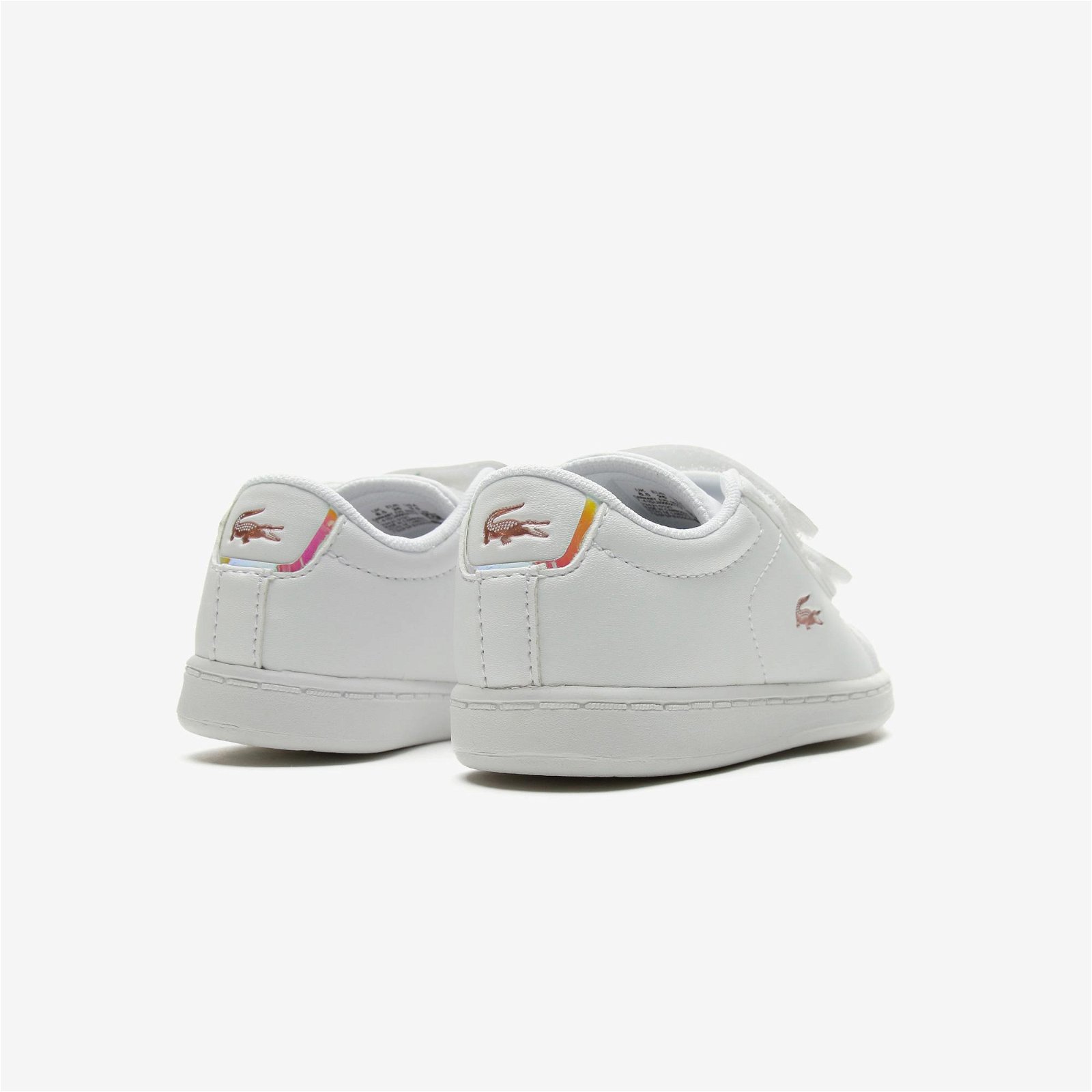 Lacoste Carnaby Evo 0921 1 Sui Çocuk Beyaz - Açık Pembe Sneaker