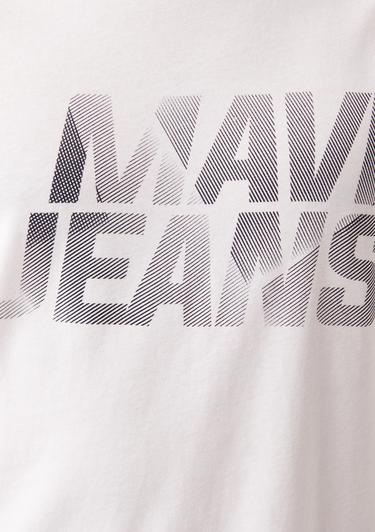  Mavi Mavi Jeans Baskılı Beyaz Tişört Regular Fit / Normal Kesim 0610260-620