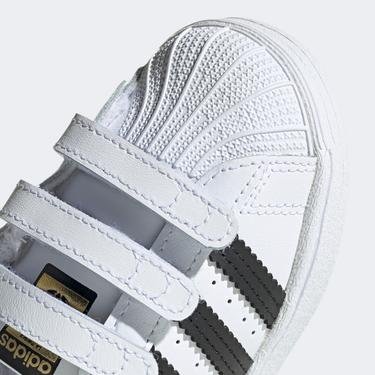  adidas Superstar Cırt Cırtlı Çocuk Beyaz Spor Ayakkabı