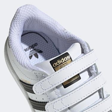  adidas Superstar Cırt Cırtlı Çocuk Beyaz Spor Ayakkabı