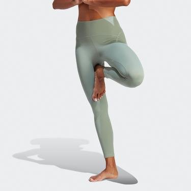  adidas Yoga Luxe 7/8 Kadın Yeşil Tayt
