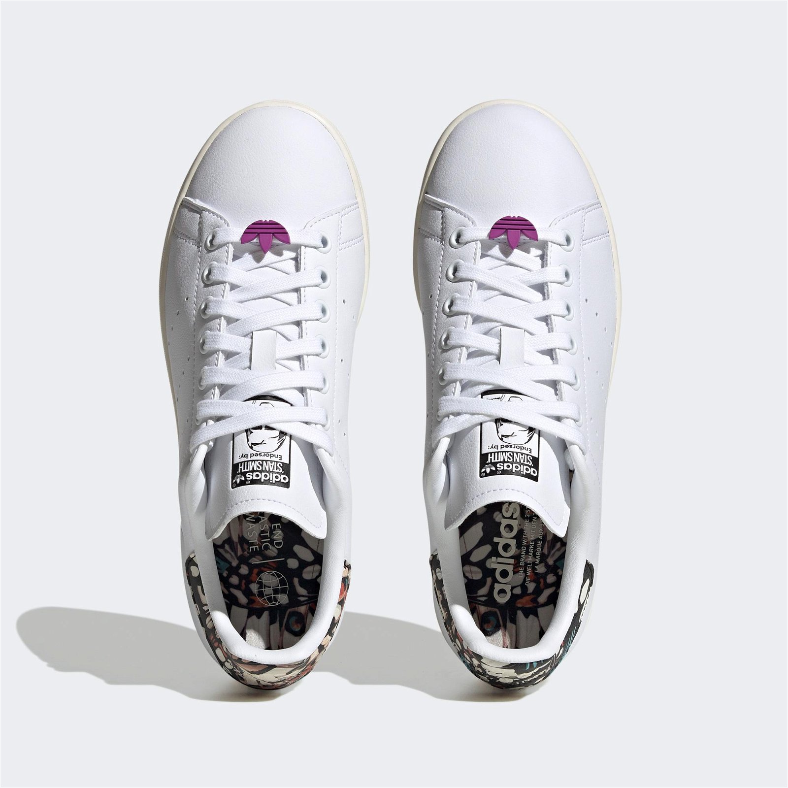 adidas Stan Smith Patterned Kadın Beyaz-Renkli Sneaker