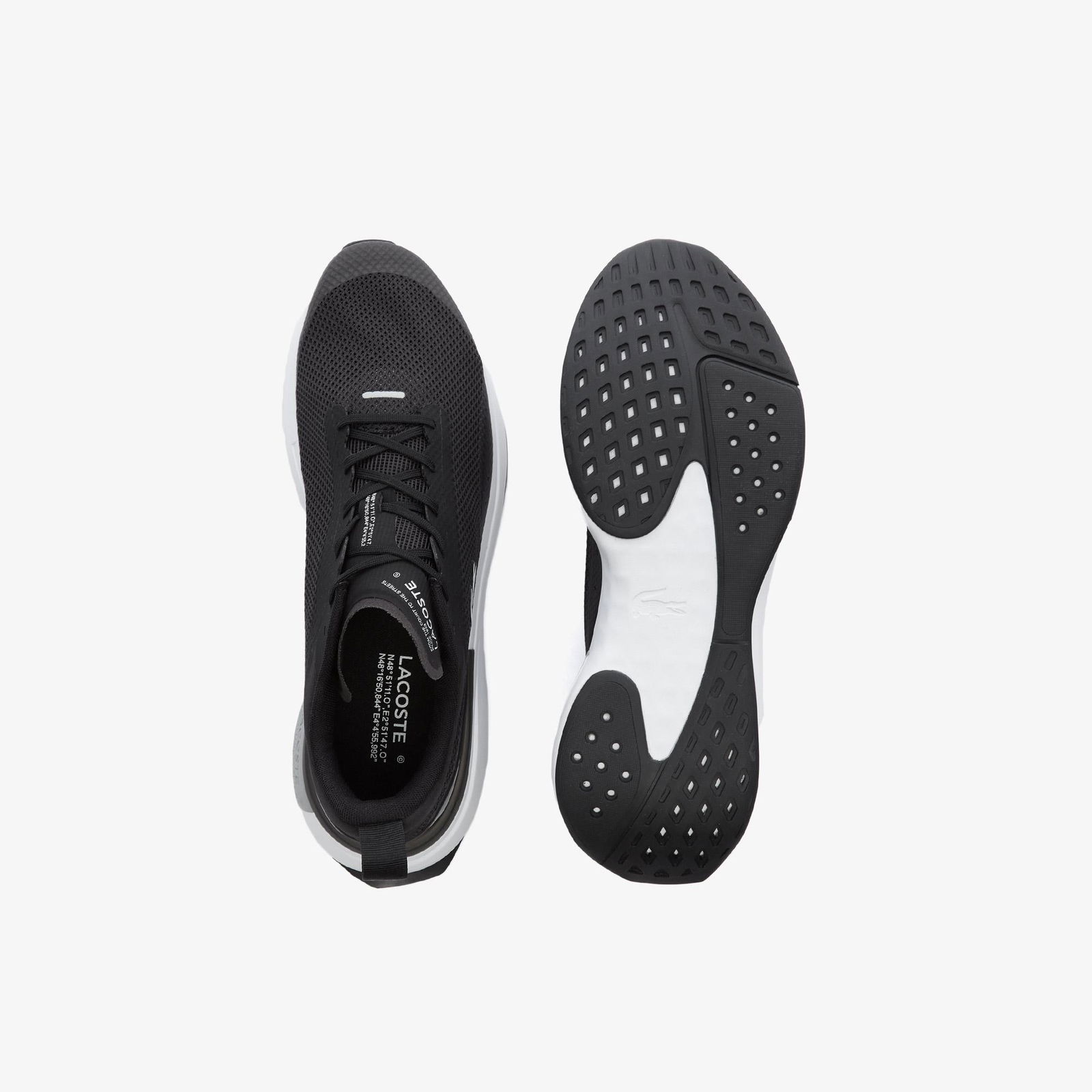 Lacoste Run Spin Evo Erkek Siyah Sneaker