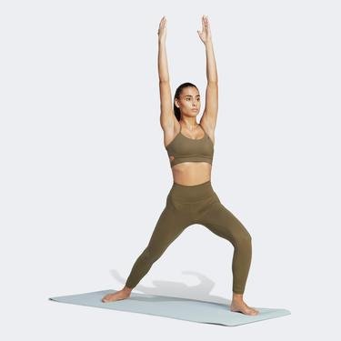  adidas Yoga Studio Wrapped 7/8 Kadın Yeşil Tayt
