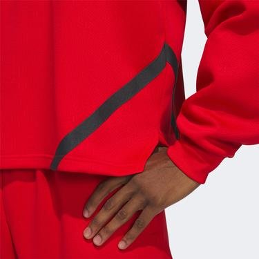  adidas Select Hoody Erkek Kırmızı Sweatshirt