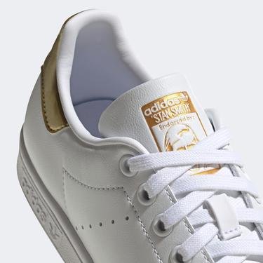  adidas Stan Smith Kadın Beyaz/Altın Rengi Spor Ayakkabı
