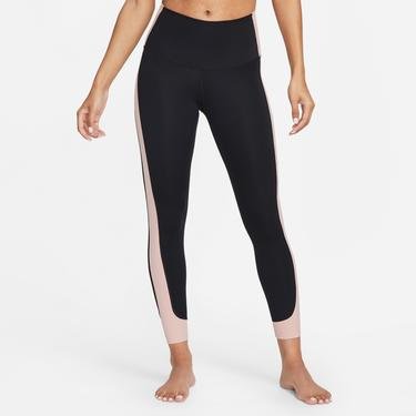 Nike Yoga Dri-FIT High Rise 7/8 Nvlty Kadın Siyah Tayt