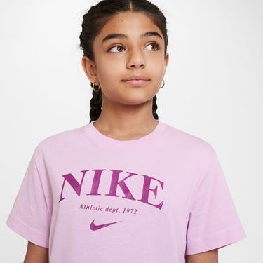  Nike Sportswear Trend Çocuk Pembe T-Shirt