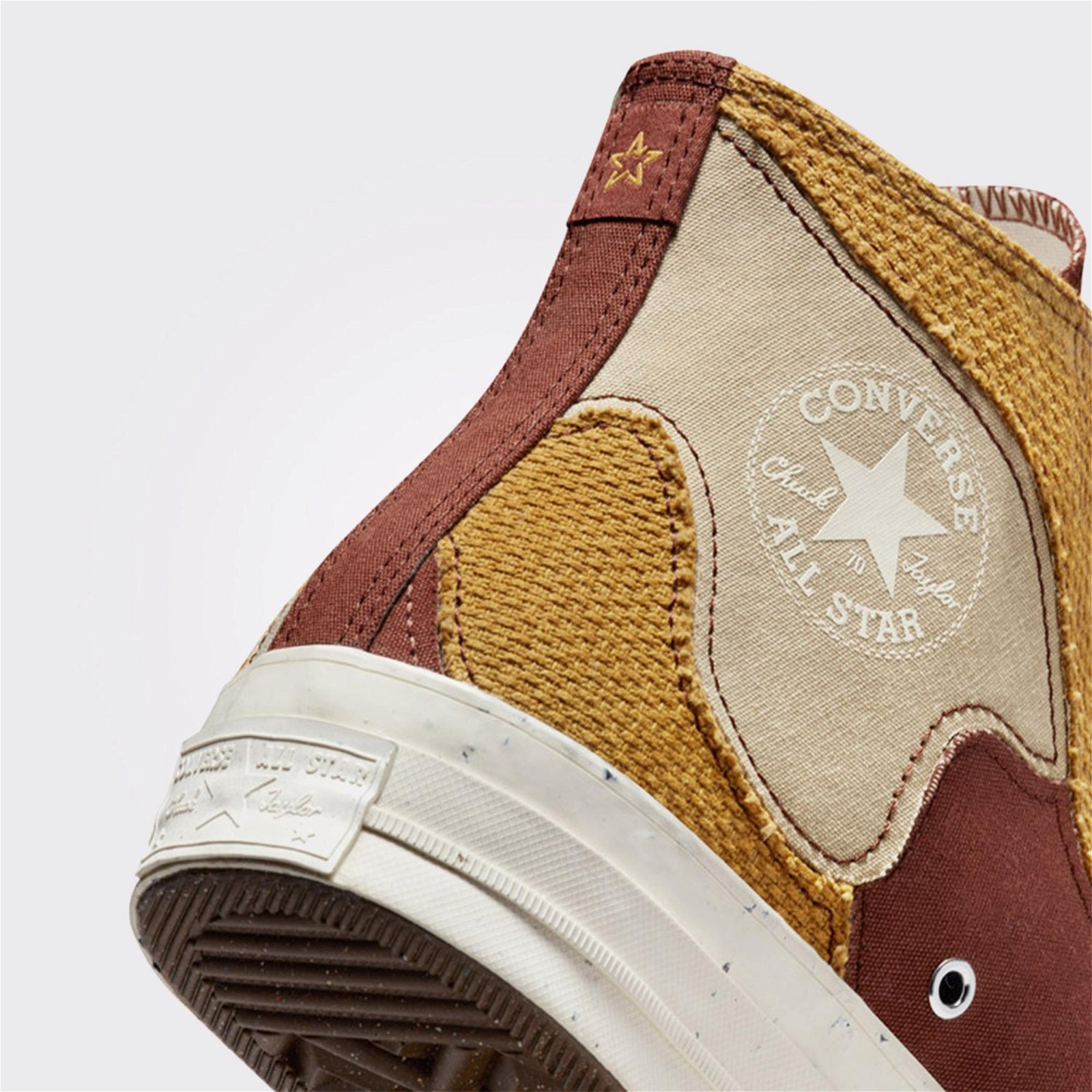 Converse Chuck 70 Craft Mix Unisex Bordo Sneaker
