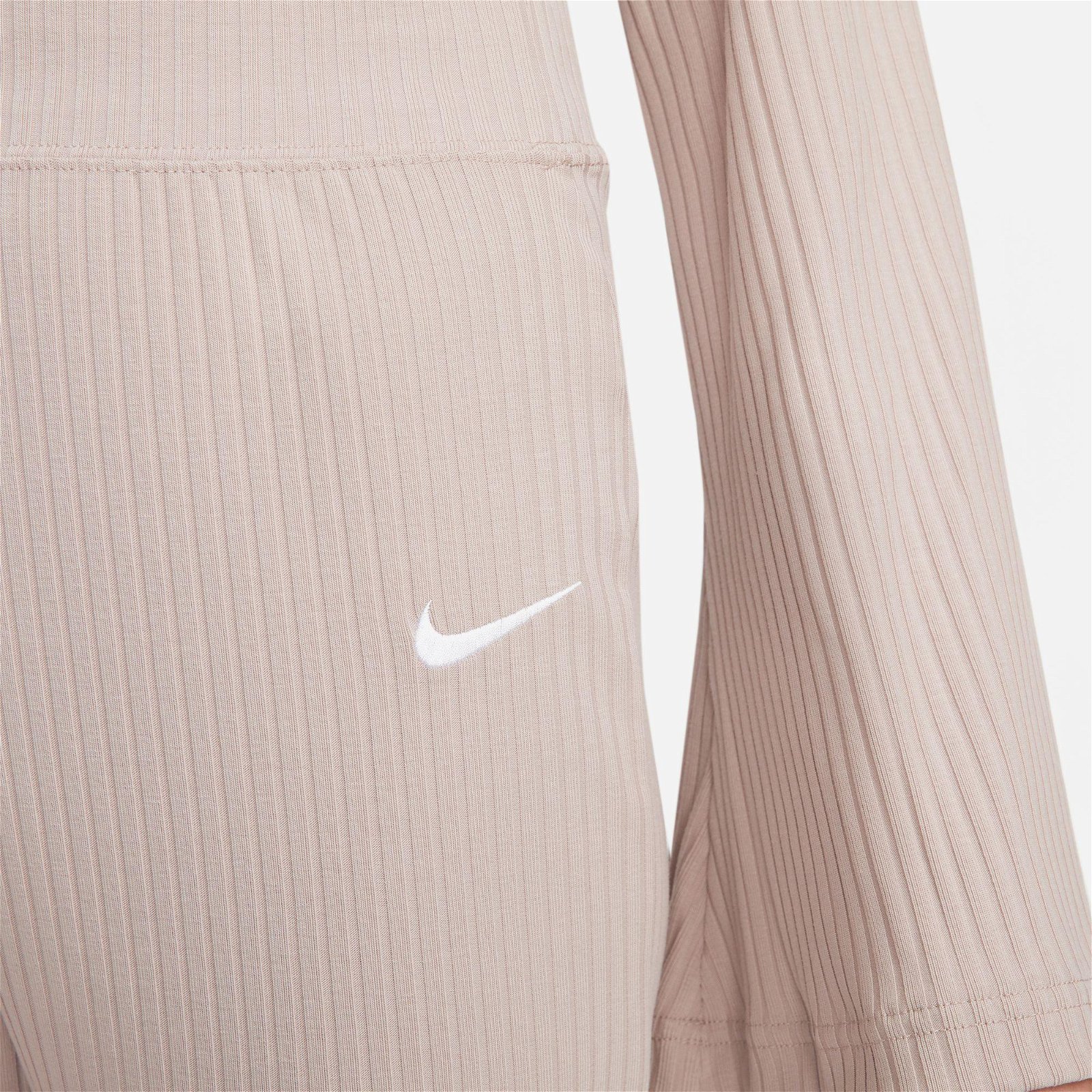 Nike Sportswear Rib Jersey Kadın Kahverengi Eşofman Altı