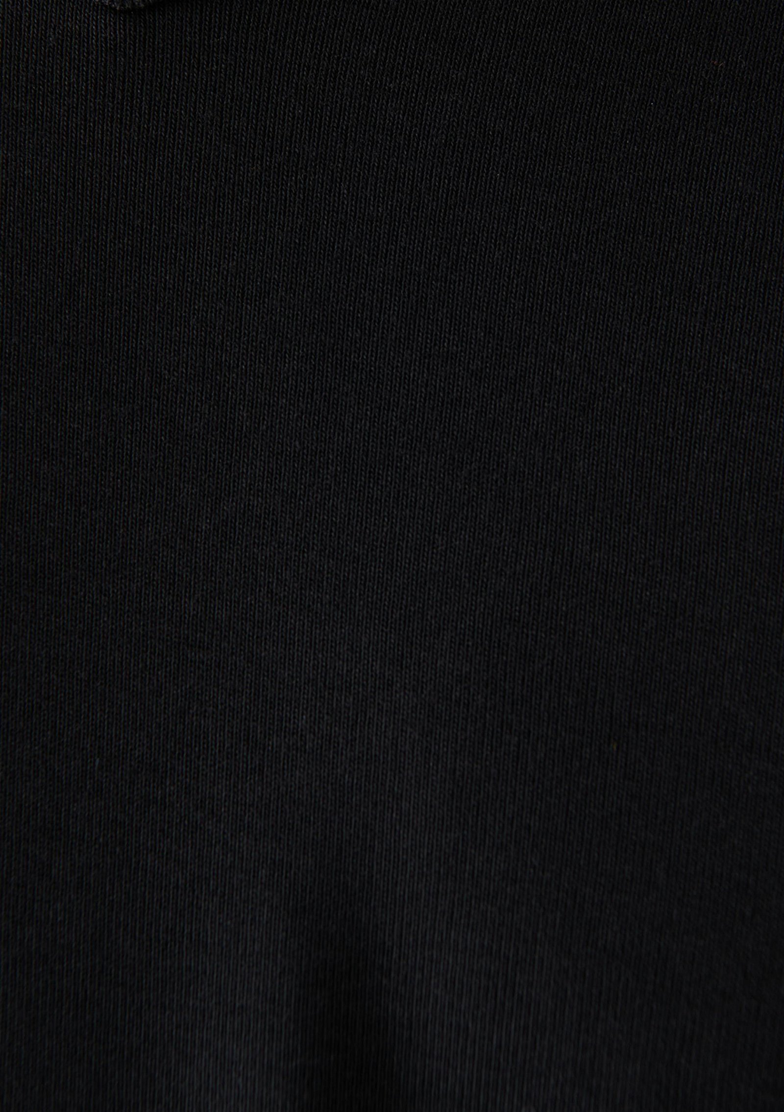 Mavi V Yaka Siyah Basic Tişört Slim Fit / Dar Kesim 063748-900