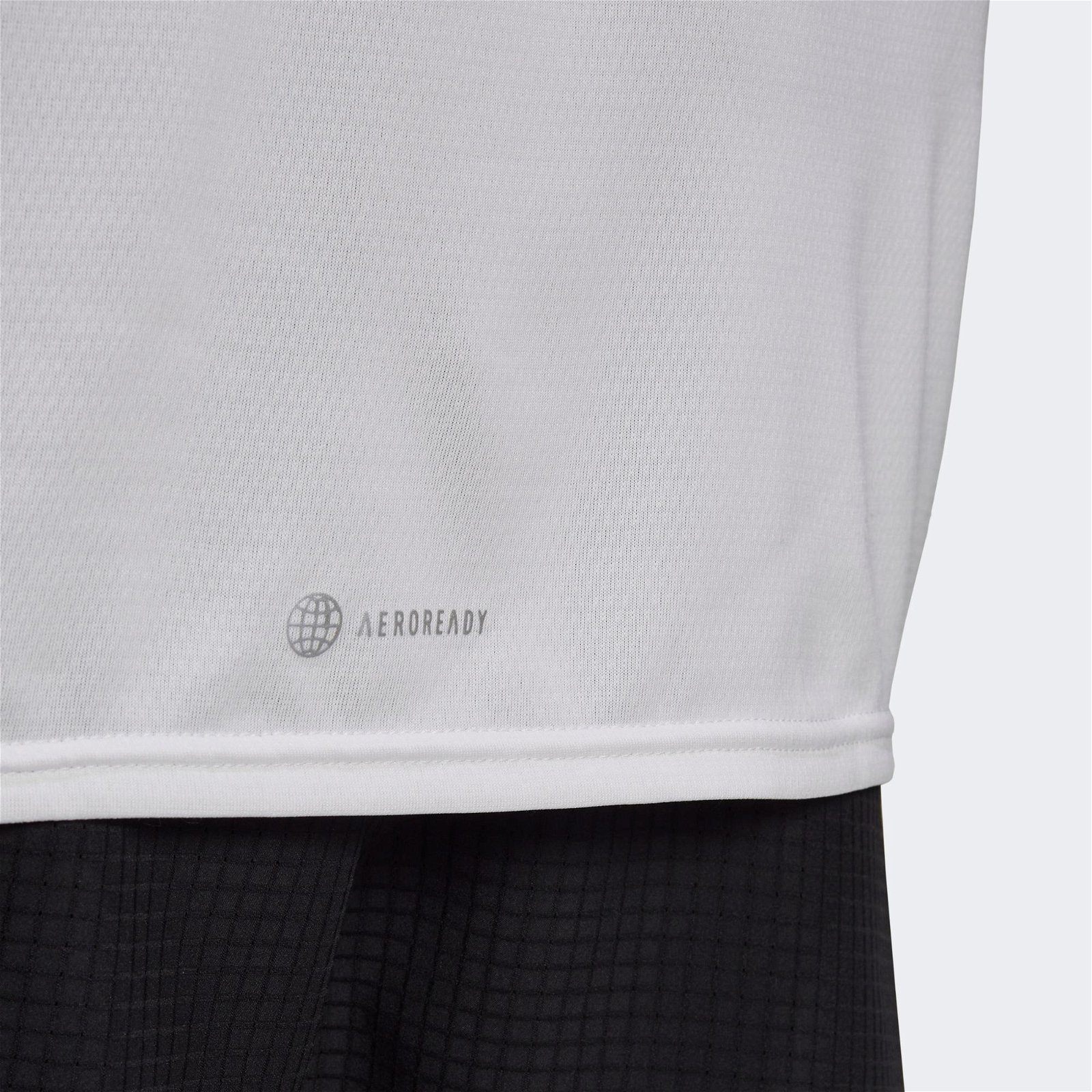 adidas Designed 4 Running Erkek Beyaz T-Shirt
